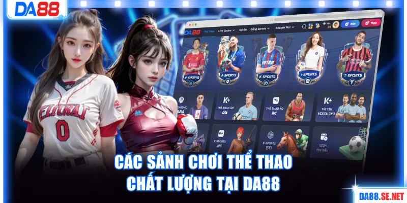 Tham gia chơi thể thao đa trải nghiệm với các sảnh chất lượng