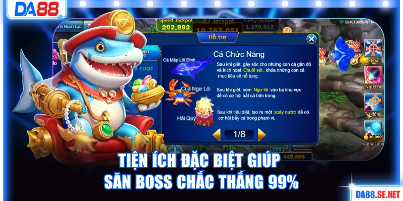 Tiện ích đặc biệt giúp săn boss chắc thắng 99%